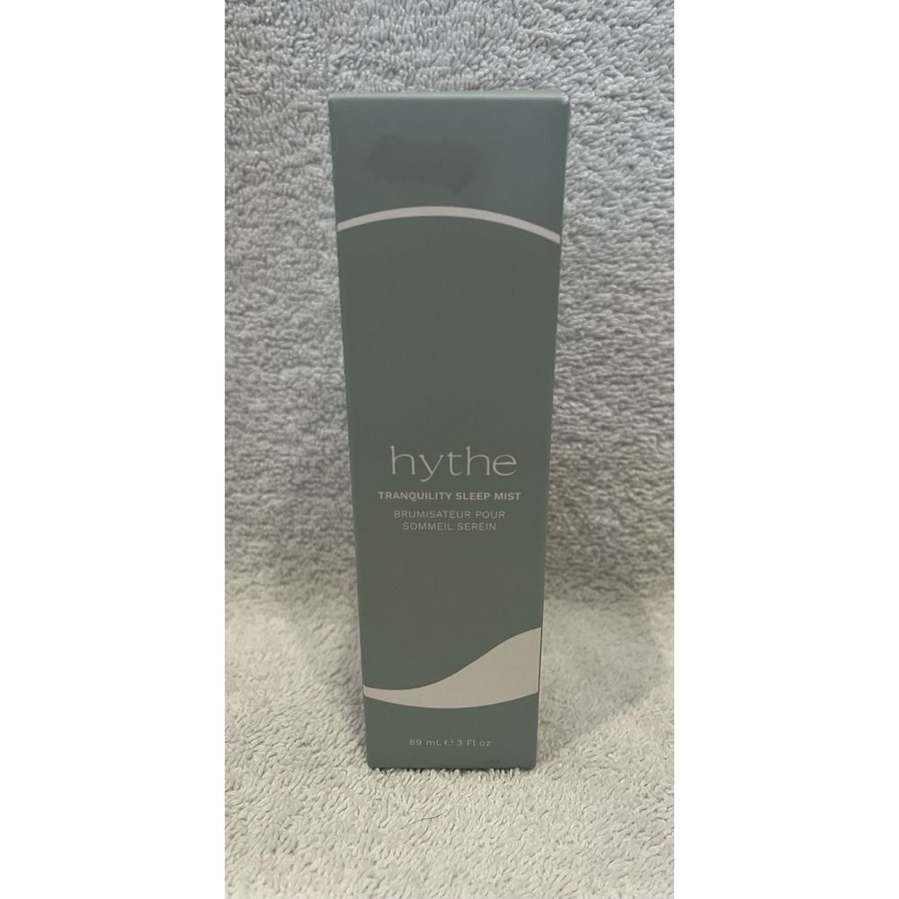 Hythe Tranquility Sleep Mist Witch Hazel Lavender Oil Rice Water Pillow Face 3oz